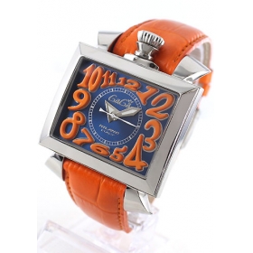 ウブロ 時計 スーパー コピー 購入 / 人気 ガガミラノ ナポレオーネ48mm オートマチック オレンジ/ブルー メンズ 6000.4 コピー 時計